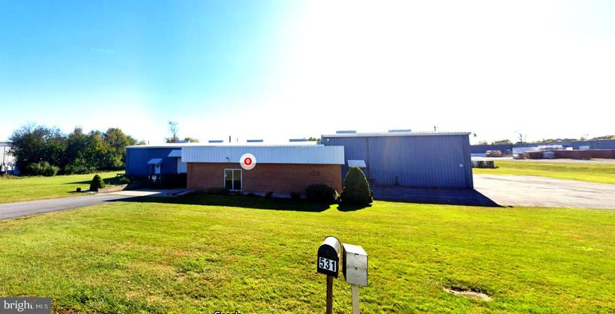 Warehouse or Light Industrial uses are permitted in this spacious 16,000 SF building located at 531 Corning Way.  Uniquely sited on 2.5 acres +/_ with ample parking and an abundance of recently remodeled office space. Features include 3-Phase electric service, 20 ft. clear height, two loading docks and one grade lever overhead door. Located in Berkeley Business Park in close proximity to Tabler Station Exit,  I-81, US 11, P & G Manufacturing, The Clorox Company, Trex Company, Knauf Insulation, and Orgill Company.  There is a 2-1/2 acre lay-down yard located behind the building .