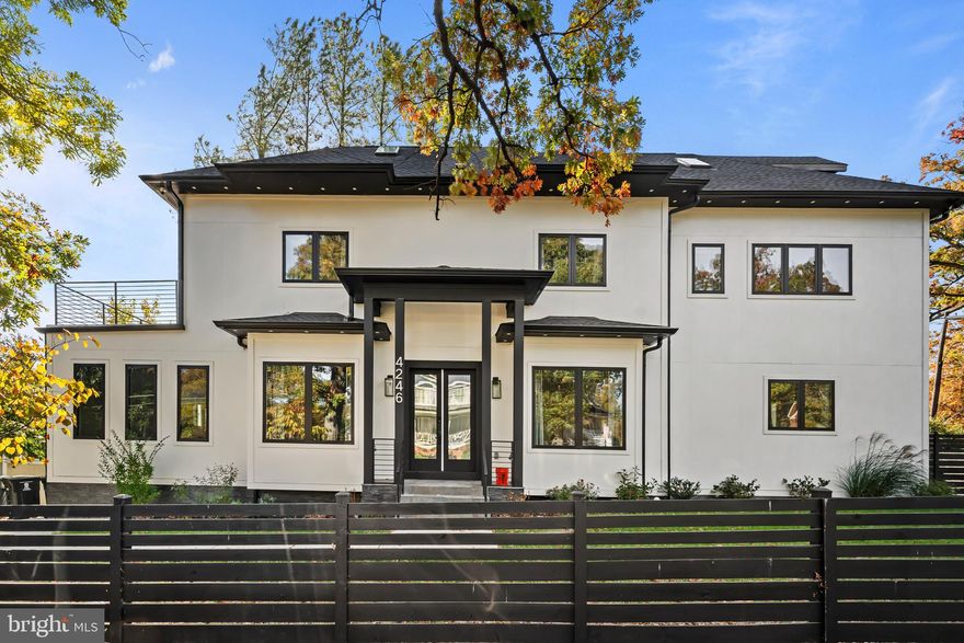 Ready for move immediate move-in! Experience modern luxury in the heart of Arlington -- a like new constructed masterpiece offering the perfect blend of sophistication, comfort, and convenience. With over 5,600 square feet (1,600 square feet in the basement) of impeccably designed living space, this home is ideal for both everyday living and elegant entertaining.

Enjoy panoramic views of Washington, D.C., including fireworks, from the private primary suite balcony or unwind in the spa-inspired bathroom with a Jacuzzi tub and designer finishes. Every bedroom features its own en-suite bathroom, providing privacy and comfort for all. The main-level bedroom with a full bath is perfect for guests or multi-generational living, while the top-floor junior suite offers a luxurious retreat for extended family or visitors. 

The gourmet kitchen will delight any chef -- complete with a 6-burner gas range, 48" refrigerator, waterfall island, and a spacious walk-in pantry. Enjoy effortless indoor-outdoor flow with patio access from the kitchen and exterior water and electrical hookups ready for your BBQ setup.

Entertainment options abound with a theater/exercise room on the lower level. Multiple fireplaces create a warm and inviting ambiance throughout.

Additional highlights include engineered wood flooring, private fencing, a mini bar on the top floor, smart home integration with camera connections, upper level laundry, and independent climate control for each level.

With two-car driveway parking and ample street parking, this exceptional Arlington residence is ready to welcome you home.