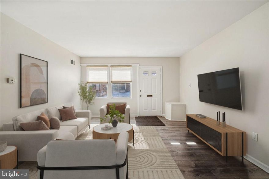 Welcome home to convenient one-level living in a quiet, established community. This bright, spacious condo features three bedrooms and 1.5 bathrooms, ideal for comfortable family living. The property has been thoughtfully updated with fresh paint and newer flooring throughout, providing a modern and inviting atmosphere. The kitchen boasts new cabinets and countertops. This home offers easy access to local amenities and transportation. Don't miss the opportunity for a new home or investment property!