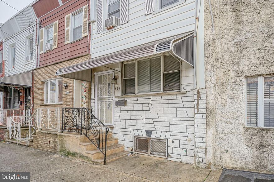 Large 3 Bedroom home with over 1,300 square feet of above-ground living space!  With some care and attention, this property can be restored to its full potential.  It features 3 generously sized Bedrooms and 2 Full Bathrooms on the 2nd floor.  Easily accessible to public transportation and close to shopping in either direction!