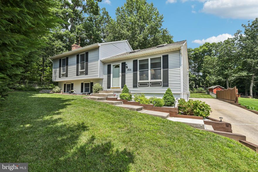 Offer deadline is set for Monday July 7th at 5pm, Please submit highest and best offer, The sellers will carefully review all offers.  Seller reserves the right to accept an offer at anytime. 

Welcome to 4516 Wishal Drive, a beautifully maintained split-level home in a quiet Nottingham cul-de-sac. This 3-bedroom, 2.5-bath gem has had only one owner and it shows in the care and upkeep throughout. Hardwood floors run throughout the home, and the inviting family room features a cozy fireplace. The gourmet eat-in kitchen offers plenty of space for cooking and gathering, with a newer countertop and updated backsplash.

Upstairs, you'll find three generously sized bedrooms and two full baths. The lower level includes a spacious family room, half bath, and walk-up access to the backyard, plus an unfinished section ideal for storage or a workshop.

Enjoy the outdoors in the large yard with partially fenced areas, perfect for entertaining or play—complete with a shed and playground equipment. A screened-in porch adds even more living space for relaxing summer evenings. The property offers multiple driveway parking spaces and is ideally located close to I-695, I-95, shopping, and just 30 minutes from downtown Baltimore. 

The sellers are currently  beginning their search for a new home, offering a unique chance to make this well-loved home your own. Don’t miss this rare opportunity in an established neighborhood!