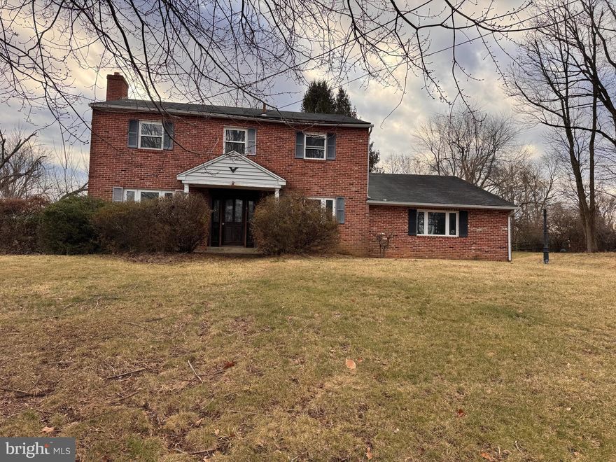 Property is owned by the US Dept. of HUD - FHA Case #: 446-112145. Insurability: IE Subject to appraisal.
Welcome to this spacious brick Colonial set on a desirable corner lot in the heart of Broomall, Delaware County. Offering 4 generously sized bedrooms and 2.5 bathrooms, this home features a classic layout with excellent flow and plenty of room to grow. The walk-out basement provides great ceiling height and offers strong potential for additional finished living space, while the fenced yard adds privacy and flexibility for outdoor living or pets. An attached garage adds everyday convenience, and the covered rear porch is perfect for relaxing or entertaining. With solid bones, abundant space, and a prime Main Line–adjacent location close to shopping, dining, parks, and major routes, this property presents a fantastic opportunity to create a home tailored to your own style and vision.