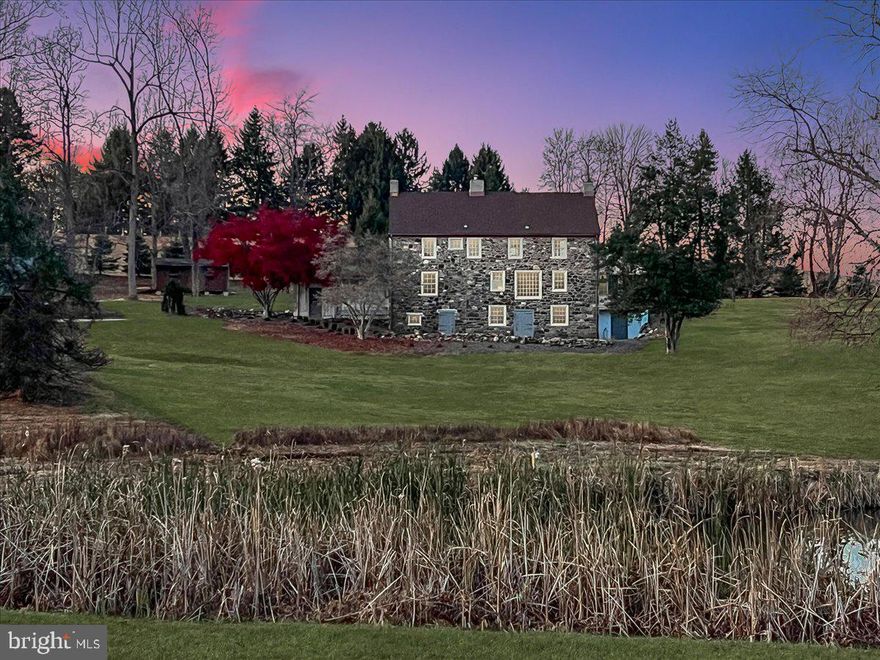 Estate Sale, delayed settlement.  Discover a rare opportunity to own a meticulously restored historic home,  an amazing renovation of this per-revolutionary war era home to the 21st century.  Located off the main road for privacy. This truly stunning property features a 3-stall barn, a spacious shed, and a picturesque pond, perfect for relaxation and recreation.The seller has invested over $300K in extensive renovations this past year, overseeing local craftsmen at every stage. Highlights include: Updated kitchen with modern appliances;  Custom wrought iron staircase railings; Punched tin light fixtures through interior and custom made copper lanterns on the exterior; updated electric and plumbing systems (including a new well pump and UV filter); All new slate flooring in the lower level, with a newly installed bath; new washer and dryer;  New heating and air conditioning system, equipped with a "Humidex" dehumidifier; New hardscaping and landscaping, plus all-new large copper gutters, downspouts and copper flashing (including on 3 chimneys); clean up and installation of new pond equipment (including 2 solar pond pumps) Removal of the old pool and pool house, along with many dead trees for a cleaner view;  This property is a true gem for those seeking a blend of luxury and historical charm. Don’t miss the chance to own a piece of history without sacrificing the modern conveniences.