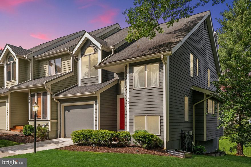 Offers, if any, are due Tuesday, June 10th, at 5:00 PM (the Seller reserves the right to accept a contract prior to the deadline).

Welcome to this beautifully maintained, end-of-row townhome in Columbia, MD's highly sought-after Forsgate neighborhood. With 3 bedrooms, 3.5 baths, and just under 2,400 square feet, this home offers a light-filled, positive atmosphere throughout, enhanced by numerous updates that make it feel like new.

A charming portico entry leads into a bright foyer and spacious interiors. The well-equipped kitchen features quartz countertops, raised-panel white cabinetry with updated double drawers and pullout storage features (installed in 2023), as well as under-cabinet lighting (added in 2023). Stainless steel appliances include a brand-new refrigerator and stove/range (both replaced in 2023). The inviting breakfast room provides a peaceful view of the surrounding greenery.

The airy dining room transitions to a sunlit living room with large windows, creating a warm and welcoming space. Roller shades (installed in 2023) provide both privacy and natural light. A slider walkout gives easy access to the elevated rear deck, the perfect spot to unwind at the end of a busy week while enjoying the peaceful surroundings.

Upstairs, the light-filled bedrooms feature vaulted ceilings, adding an open, airy feel. The owner’s suite offers two double closets and a newly remodeled garden bath, with a large vanity, oversized frameless glass shower with multiple jets, river rock ceramics, and built-in bench seating. Fresh painting throughout the home further adds to the inviting atmosphere.

The lower level is designed for both relaxation and entertainment, with a cozy rec room, fireplace, a wet bar, a full bath, and dedicated storage space. A walkout to a covered patio further enhances the home’s indoor-outdoor appeal.

Additional updates include a newly renovated powder room (2023) and a brand-new washer and dryer (2024). The HVAC system was replaced in 2024, ensuring comfort and efficiency.

Ideally located just minutes from Centennial Park and Fairway Hills Golf Club, this home offers easy access to commuter routes, shopping, dining, recreation, and entertainment. Don’t miss the chance to make this bright, inviting townhome your own.