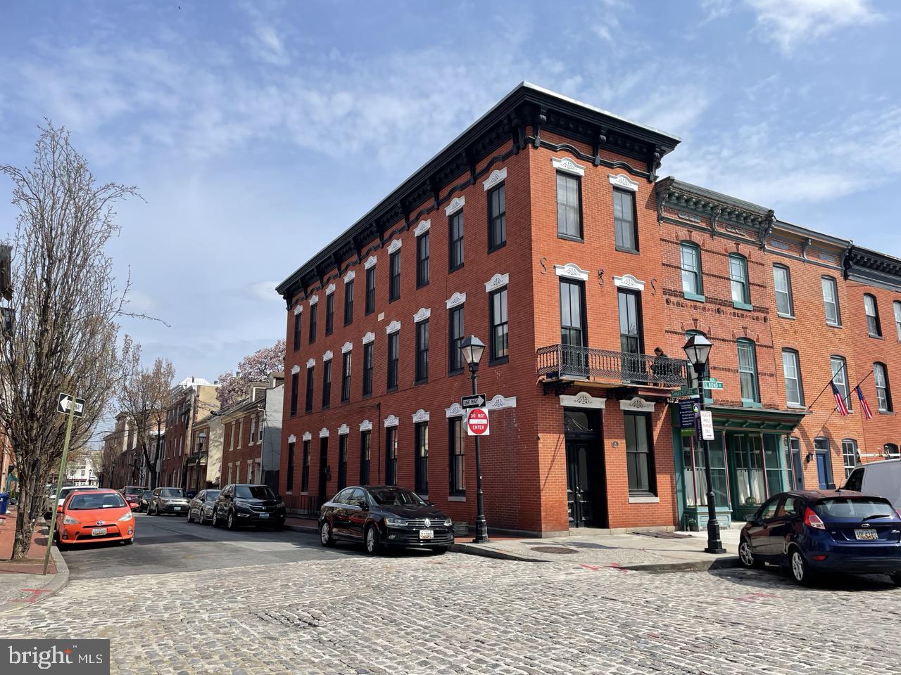 Transform this retail space into the shop or salon of your dreams. First floor showroom, with downstairs/basement break room and storage. Half bathroom. Plumbing on back wall for a salon or similar use. High ceilings, great light. Beautiful cobblestone block in the Fells Point Historic District.