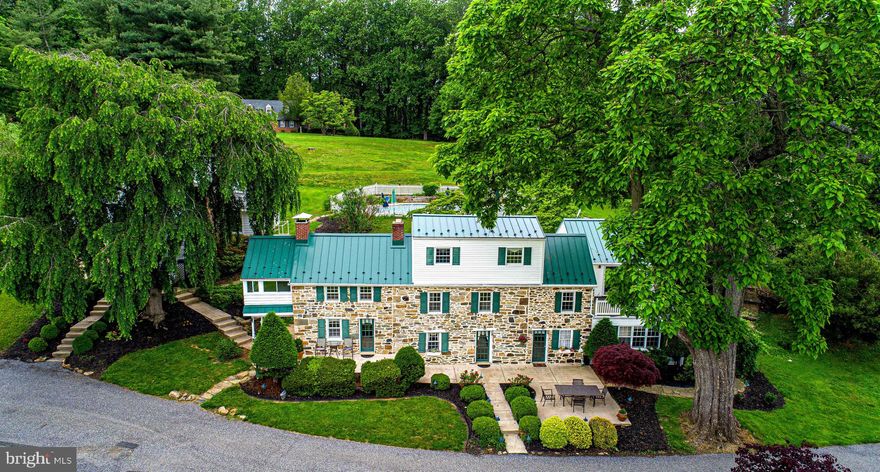 Charming Stone Farmhouse with Horse Barn & Fenced Pastures – Available for Lease

Privately set on 18.62 scenic acres, this historic stone farmhouse offers refined country living with exceptional equestrian amenities. The main residence features four bedrooms, three full baths, and one half bath, blending timeless character with modern comfort. Interior highlights include refinished hardwood floors, elegant crown molding, a striking spiral staircase, a sun-filled solarium, and a primary bedroom balcony overlooking the pastoral landscape.

Equestrian features include a six-stall barn, tack room with hot and cold water, and fully fenced pastures, complemented by a gently flowing stream and walking trails throughout the property. Ideal for tenants seeking privacy, acreage, and a functional equestrian setup.

This rare leasing opportunity includes exclusive use of the main house and barn, offering a peaceful rural lifestyle with space to roam. Monthly rent includes ground maintenance. Showings by appointment only. No drive-bys.