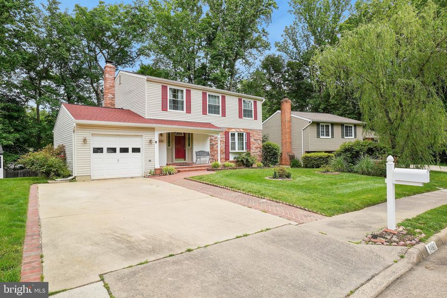 This is the home you've been searching for! Perfect home, perfect neighborhood and perfect location. 
 Incredible opportunity to live in the Newington Forest Community surrounded by parkland, forests, and greenery!  Four Bedroom Two- & one-Half Bath Three Level Colonial with One Car Garage.  This home has Three completely finished levels including the lower-level basement.  New fresh paint.  Hardwood Flooring throughout.  Combination Living Room/Dining Room.  Family Room across from Kitchen. Walk out Family Room to Covered Screened-in Porch and into adjoining Deck perfect for relaxing and entertaining.  Connecting stairs to large treed fully fenced back yard. Upper level has Primary Bedroom with ensuite Primary Bath, three more large bedrooms and Hall Bath.  Lower level has Finished Recreation Room, Fitness Area and walk in Laundry Room with Washer and Dryer.  Everything about this home welcomes you from the minute you walk down the masonry walkway and masonry porch and enter.  Newington Forest is a peaceful family friendly neighborhood with so much to offer.   Well lighted tree-lined streets, pristine jogging trails, sports fields and more.  Convenient to the Springfield Metro Station, Fairfax County Parkway, I-95 and -I395 for easy commuting.