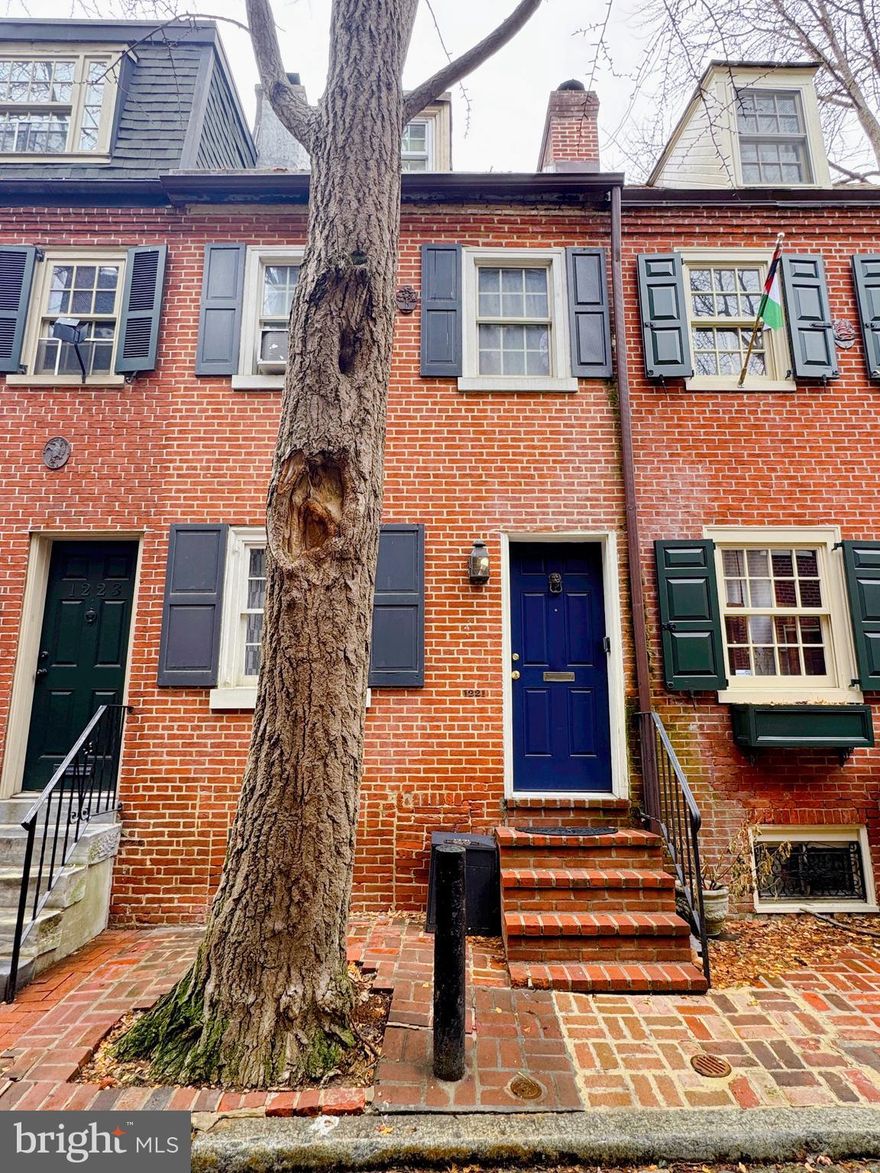 Welcome to 1221 Panama Street, located on one of Washington Square West’s most distinctive and 
sought-after blocks. Panama Street is a charming cobblestone walking street known for its historic 
character, intimate scale, and quiet residential feel — a rare setting in the heart of Center City. This classic Philadelphia trinity offers approximately 878 square feet of total interior space across multiple levels, filled with natural light and original character. The traditional vertical layout provides clearly defined 
spaces for living, working, and retreat, while radiator heat delivers comfortable, even warmth throughout 
the home. The lower level adds valuable flexibility with kitchen setup, storage, and utility space — expanding the home’s functional footprint and offering versatility for a variety of needs. The location is exceptional. Just steps from Washington Square, Seger Park, acclaimed dining, neighborhood cafés, Whole Foods, Jefferson Hospital, and vibrant Midtown Village, this address offers true walkability. Rittenhouse Square, Old City, public transportation, and major highways are all easily accessible. Philadelphia International Airport is approximately 20 minutes away. Homes on this cobblestone stretch of Panama Street rarely become available. This is an opportunity to own a character-filled residence in one of Philadelphia’s most established and desirable neighborhoods.