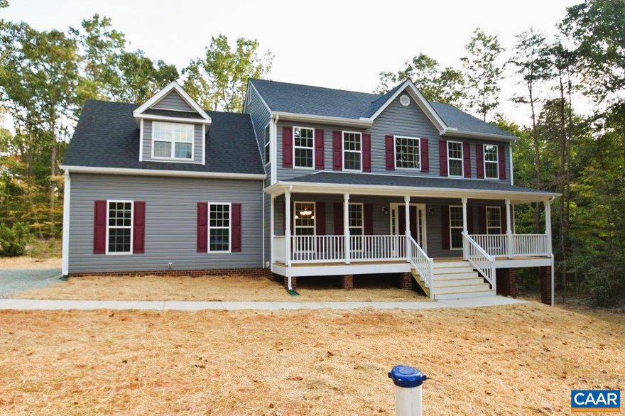 PRE-SOLD The Davidson floor plan at Lake Monticello on a premium lot with Wide Window Trim, 12'x16' Deck, Wood Burning Fireplace Option 3, Kitchen Island 2'x6' Tier 2, Upgraded Whirlpool Stainless Appliances, Tier 2 Cabinets with Colonial Crown Molding, Quartz - Level A on Kitchen Cabinets, Quartz - Level A on Island, Soft Close Kitchen Cabinet Doors and Drawers, Oak Stairs with Craftsman Rail Package, Ceiling Fan (BR 1 and Bonus), Replace Tub/Shower with 5' Shower - Bath 1, Double Bowl Vanity - Bath 1, Upgraded Vanity Cabinet Tier 2 (Bath 1 & 2) Glass Shower Door - Bath 1, Pull Down Attic Stairs, Garage Door Opener. Photos are similar,Quartz Counter,Wood Cabinets,Fireplace in Great Room