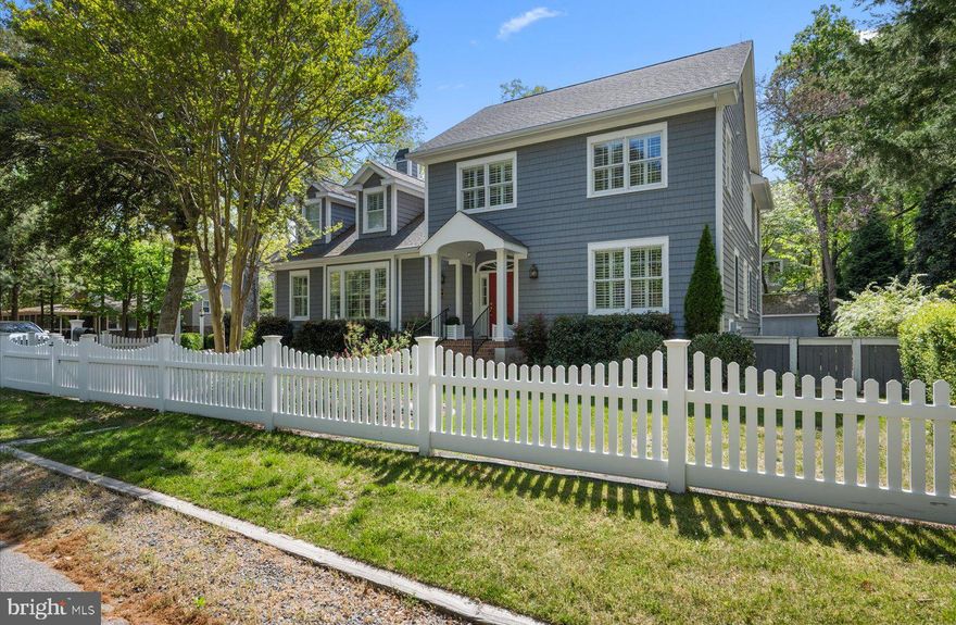 Step into coastal elegance with this stunning 6-bedroom, 5.5-bathroom Nantucket style custom home nestled among the mature trees in the sought after Pines neighborhood of Rehoboth Beach. Channeling the timeless charm of Old Rehoboth while offering the luxury of modern-day comforts, this residence is a harmonious blend of traditional and contemporary living, all situated on a double 100’x 100’ lot. Located across from protected City lands, this home offers both privacy and proximity to both nature and the ocean, ensuring a peaceful sanctuary to call your own. The allure of the home begins with manicured landscaping perfectly highlighted with architectural lighting creating an attractive moonlighting effect. Upon entry, you will be captivated by the ample space and unique craftsmanship. The main living areas feature a seamless flow, perfect for both intimate gatherings and entertainment. Relax by the beautiful gas fireplace, surrounded by custom built-in shelving in your cozy living area. Savor culinary delights prepared in the gourmet kitchen, equipped with top-of-the-line appliances, sleek counters, and custom cabinetry. With 2 well-appointed bedrooms on the first floor - including a luxurious primary suite, there is plenty of room for family and friends to unwind. Each bedroom offers its own unique charm and character. The second level also includes an additional flex space ideal for a media room, playroom, or more. Outside, the allure continues with outdoor living spaces such as the large porch complete with vinyl windows allowing for 3-season living. The large, fenced yard is ideal for lounging and alfresco dining. Boasting +/- 4,600 of total square footage and situated just blocks from the ocean, beaches, and the popular amenities of downtown Rehoboth Beach, this home is a must see!
