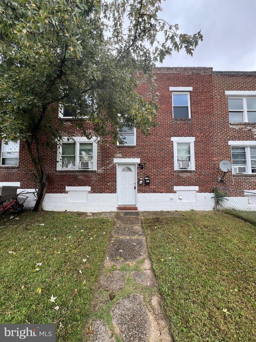 2 bedroom 1 bathroom updated apartment in Dundalk.  This is a duplex and the SECOND floor is available for rent.  Basement is not included in rent.  Lower level (1st floor) unit is tenant occupied.  This apartment comes with 1 parking space in the rear of the building and has it's own entrance from the parking pad.