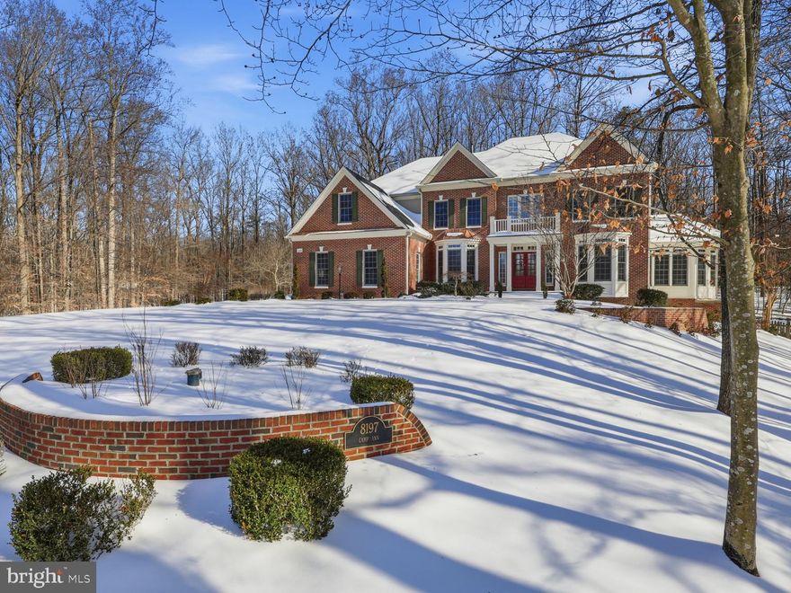 A Private Oasis: Elegant Estate Living on 5.5 Wooded Acres Welcome to an extraordinary Appx. 8284 square-foot luxury residence nestled on 5.5 wooded acres in the prestigious Estates at Roseland, southern Fairfax County. This beautifully maintained home offers a harmonious blend of modern family living and serene privacy, situated on a quiet cul-de-sac away from urban noise. Main Level Features:- Step into a grand two-story foyer with gleaming hardwood floors that flow seamlessly throughout the main level. The heart of the home is a gourmet chef’s kitchen, featuring an expansive center island, Thermador Masterpiece Series appliances with WiFi control, Wolf Designer cabinetry, a custom pantry, designer sinks, and smart faucets (reverse osmosis)—perfect for culinary enthusiasts. The spacious family room boasts a dramatic two-story ceiling and a stunning two-sided gas fireplace, adorned with quartzite stone on one side and limestone on the other, creating a warm and inviting atmosphere for gatherings or relaxing evenings. Enjoy formal living and dining rooms, a sunroom, and a conservatory—ideal for hosting elegant dinners and special occasions. A professional office provides a quiet, inspiring space for work or creative pursuits. Step outside onto an enormous two-level deck with original Trex decking and a screened-in gazebo, perfect for outdoor entertaining. The property also features a heated pool and jetted hot tub with WiFi control, as well as a scenic trail that winds along the creek through the grounds. Upper Level:- Upstairs, the lavish owner’s suite serves as a true sanctuary, offering breathtaking views and ample space to unwind. The spa-inspired ensuite bathroom includes an oversized tub, walk-in shower, and dual vanities for ultimate relaxation. Two walk-in closets and a dedicated dressing area provide exceptional storage and convenience. The upper level also includes three generously sized secondary bedrooms and two additional bathrooms. For added convenience, there are two laundry rooms, including a newly built elegant laundry room on the second floor with smart washer and dryer, custom cabinetry, and a marble backsplash. Lower Level:- The expansive lower level is designed for entertaining, featuring a bright recreation room ideal for gatherings, movie nights, or game days. A private fifth bedroom and full bath offer a comfortable retreat for guests. There’s ample space to create a home gym, media room, or hobby area tailored to your lifestyle. The large utility room hosts a second set of washer and dryer, a state-of-the-art EcoWater water system with smart app, and a UV light water filtration system. A spacious storage room provides plenty of space for seasonal items or additional supplies. This level offers direct access to the outdoor swimming pool, patios, and beautifully landscaped backyard, making indoor-outdoor living effortless. Community & Lifestyle:- Enjoy a relaxing drive through this tranquil, well-designed wooded community every day. The Estates at Roseland offers a peaceful retreat from the bustle of city life, with private outdoor spaces and luxurious amenities for the ultimate living experience. Experience the perfect blend of elegance, comfort, and modern convenience. Schedule your private tour of this exceptional residence today!