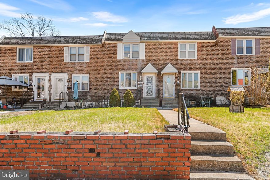 Beautifully updated 3 BA, 1.5 BA interior townhouse located in the Collingdale Boro of Southeast Delco SD.  This home offers a thoughtful layout and modern updates, making it perfect for comfortable living.  As you approach the home, a walkway takes you to the fenced in front patio before leading to the entrance.  Step inside to discover beautifully refinished hardwood floors, an open floorplan, a neutral color palette and plenty of natural light throughout.  The renovated kitchen is a must see with granite countertops, subway tile backsplash, stainless steel appliances and wood cabinetry featuring a built-in pantry flanking the refrigerator.  Upstairs are three well-sized bedrooms and a hall bathroom with tiled tub shower combination.  The walkout lower level offers a finished space for additional living as well as a recently renovated half bathroom, large storage room and laundry.  The rear door opens to a private driveway and a storage shed.  Recent updates include kitchen and half bath (2021), water heater (2023) and gas furnace (2020).  Conveniently located close to playgrounds, schools, shopping and all major roadways for an easy commute to Philadelphia, Delaware or New Jersey.