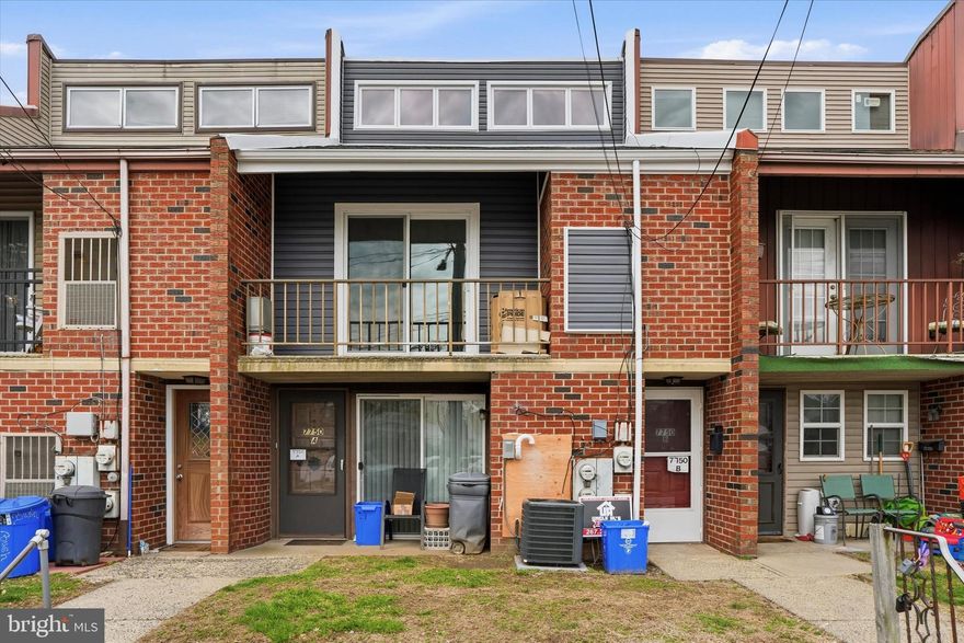 Totally renovated and move-in ready duplex in the heart of 'Fox Chase' area is the perfect opportunity for both homeowners and investors alike. Stunning fully renovated bi-level 2 bedroom on second floor with a luxurious loft, featuring a 2 full bath, spa-like with marble finishes and walk in showers. Brand new kitchen with granite countertops, new cabinets, new backsplash,new stainless steel appliances, new floorings, new vanities,recessed lighting plus a tiled balcony off the living space. First floor  is updated with newer backsplash and nice countertop, new flooring and fresh paint and all new systems- Separate New Heating and A/C (2026), new roof (2026), new siding,updating plumbing & electrical through out,  etc. First floor has a tenant that is willing to stay paying $1700/month plus utilities. 2nd floor is vacant. Private rear parking. This property is nestled in a community with nearby amenities, making it a desirable option for those seeking a comfortable and convenient living environment. Schedule your appointment today!