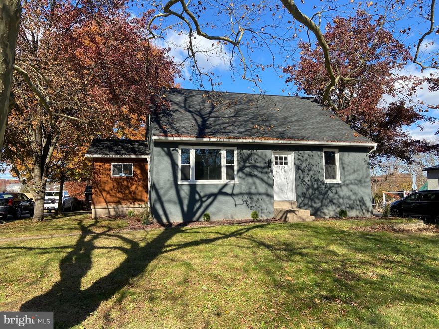 A carefully crafted restoration with many designer selections, a tastefully done combination of both the modern and the rural styles.  Amazing location with a backyard view of open space, beautiful maple trees, perfect for an outdoor firepit, walking distance to Landis Supermarket and Ott's.  Brand new roof, gutters, exterior paint, split Freidrich HVAC system, water heater.  Engineered hardwood flooring throughout, digital touch screen mirrors, Kimber ceilings fans with remotes, stunning kitchen and 2 impeccable full baths!  Porch converted to bonus 4 room, perfect for a breakfast/dinnings room, office or playroom.  Master suite on the second floor spacious enough to fit a crib if needed, two spacious bedrooms on the first floor with expanded closets.  Huge open finished basement with tons of storage closets, perfect for the entertainment recreation room.  Detached two car garage/woorkshop with an attic and additional storage room, 8 car driveway parking, short walk to the Perkiomemn Valley Trail head and all 3 Perkimon Schools!  Wow!