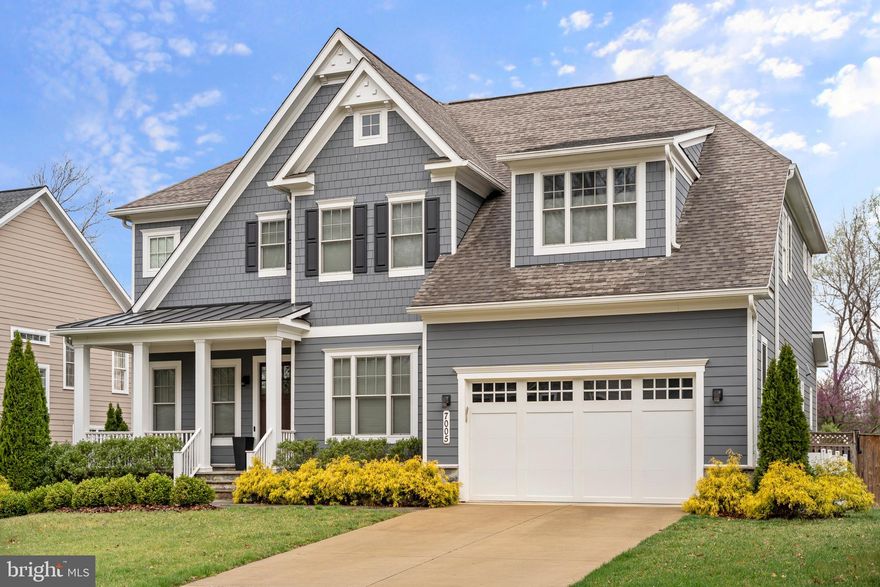 Experience elevated living in this stately Arts & Crafts Colonial, built in 2018 by award-winning Mid-Atlantic Custom Builders. Thoughtfully designed and fully upgraded across all three finished levels, this 6-bedroom, 6-bath home offers sophisticated charm and unmatched functionality in the sought-after Whitman High School Cluster.

The main level welcomes you with attention to detail and custom finishes throughout. A sunlit sitting room and formal dining room give way to an open family room with custom built-ins and gas fireplace. The family room transitions to a gourmet chef’s kitchen with high-end appliances and a butler’s and out to a large rear deck—perfect for gatherings. This level also features a bedroom with a full bath, ideal as a guest suite or a private home office. A mudroom off the two-car garage adds convenience and organization.

Upstairs, the second level boasts a luxurious owner’s suite with dual walk-in closets and a spa-like bath. Each of the additional bedrooms features its own en-suite bathroom, along with a dedicated study/homework area and a spacious laundry room designed for busy households.

The finished lower level is an entertainer’s dream, complete with a bedroom and full bath, an additional den, a spacious recreation/media room with a wet bar, and a fully equipped home gym.

Step outside to your private backyard oasis, where manicured landscaping surrounds a beautiful in-ground pool and hot tub, offering the perfect retreat for relaxing or entertaining all year round.

This exquisite home delivers elegance, comfort, and convenience at every turn.