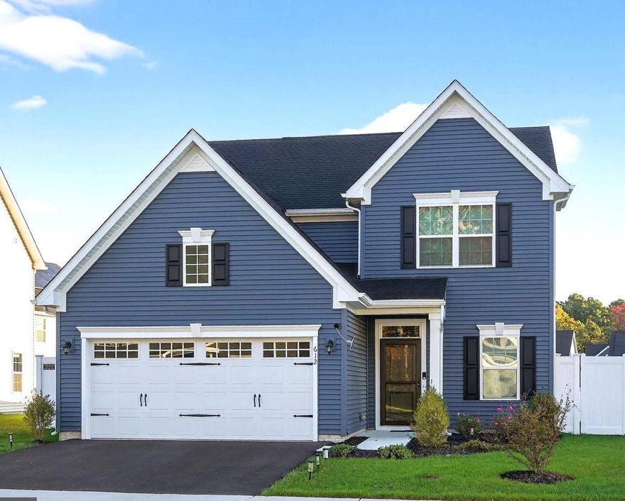Welcome to 612 Pathfinder Circle in Perry’s Retreat — where modern style, everyday comfort, and Eastern Shore living come together beautifully. Built in 2024, this nearly new 4-bedroom, 2.5-bath home offers the advantage of new construction without the wait, stress, or added upgrade costs.

Step inside to discover a bright, open-concept floor plan designed for the way people truly live today. The spacious kitchen flows effortlessly into the dining and living areas, creating the perfect setting for entertaining guests, hosting holidays, or simply enjoying everyday moments at home. Natural light pours throughout the home, giving every space an airy and inviting feel.

Upstairs, you’ll find four generously sized bedrooms, including a spacious primary suite designed for comfort and relaxation, along with the convenience of second-floor laundry exactly where you need it most.

Outside, enjoy your fully fenced backyard retreat complete with a covered patio/gazebo — ideal for summer evenings, morning coffee, cookouts, or simply unwinding after a long day. The attached two-car garage and thoughtfully designed layout add both functionality and convenience.

Perry’s Retreat offers a welcoming neighborhood feel with sidewalk-lined streets, a community tot lot/playground, and spaces to enjoy walks, bike rides, and outdoor living. Conveniently located just minutes from the Chesapeake Bay, Chesapeake Bay Environmental Center, shopping, dining, marinas, and Route 50, you’ll enjoy easy access to Annapolis, Kent Island, and beyond while still embracing the relaxed lifestyle of Maryland’s Eastern Shore.

Why wait to build when you can move right into a beautifully finished, nearly new home in one of the Eastern Shore’s most convenient locations?
