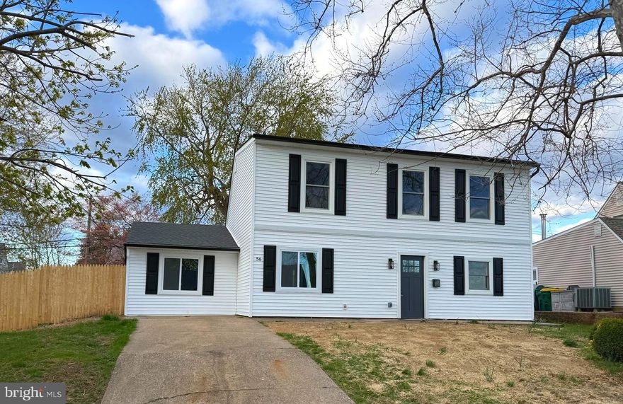 Completely renovated 4 bedrooms and 2 bath home featuring high end upgrades and finishes, new roof, doors, siding, gutters, kitchen and more! Stainless steel appliances, quartz countertops and new cabinets in the kitchen. New flooring throughout. You will notice a spacious yard with a nice patio for you to enjoy. Some other notable features of the home include brand new central HVAC, water heater and laundry area with a washer and dryer.