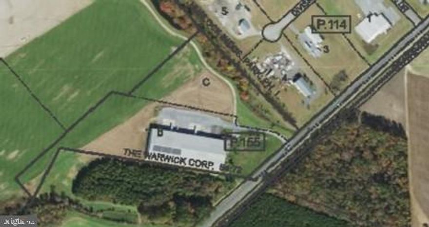 Central Delmarva Industrial Property on 12.4 acres with 45,000 ft. Warehouse/Distribution Space for Lease
Located in Hurlock Industrial Park with 12 Dock doors, Inside Roof clearance of 32 feet center and 28 feet wall. Ample tractor trailer ingress/egress, surplus parking, this facility is in excellent condition. Warehouse  is fully sprinklered and features HVAC, Two Mezzanines, employee support & break rooms.
Property has adjoining 55,000 sq ft warehouse with  room for additional expansion or sale.