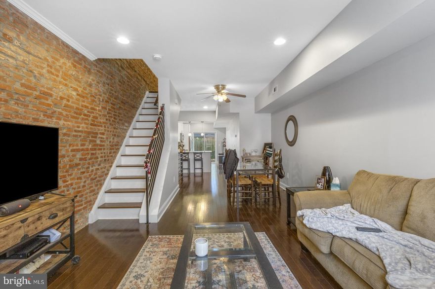 Available Early July:

Welcome to 2442 Kimball St! This beautiful 3 bedroom, 1 bathroom Graduate Hospital home offers a bright and spacious interior with modern accents and finishes throughout, a finished basement, laundry in-unit, and private outdoor space! Enter into the main level with an open floor plan that flows through the living room, dining room, and into the kitchen, ending at sliding glass patio doors that flood the entire space with natural light. There is an exposed brick accent wall, modern metal railing, recessed lighting, and rich espresso wood flooring that all help to elevate the space. The kitchen is separated by a large granite breakfast bar, which completes the L-shaped layout and adds seating for convenience. This space also features cool pendant accent lighting, white shaker cabinets, stainless steel appliances, and a mosaic tile backsplash. Upstairs, you'll find the same brick wall stretching the length of the hallway, a full bathroom, and 3 bedrooms that range in size. The largest bedroom is in the front of the home, and offers a vaulted ceiling, large street facing windows, and a ceiling fan for added comfort. All bedrooms have good closet space, hardwood floors, and great natural light, and could also serve well as home office or creative space. There is also a fully finished basement with tile flooring, recessed lighting, windows for sunlight, storage space, and a separate area with your front-loading washer and dryer. This fantastic space won't last long - schedule your tour today!

Please note that the following items are included with the property: patio table; kitchen stools; dehumidifier. 

Lease Terms:

Generally, 1st month, 12th month, and 1 month security deposit due at, or prior to, lease signing. Other terms may be required by Landlord. $55 application fee per applicant. Pets are conditional on owner's approval and may require an additional fee, if accepted. (Generally, $500/dog and $250/cat). Tenants responsible for: electricity, gas, cable/internet, and water. Landlord Requirements: Applicants to make 3x the monthly rent in verifiable net income, credit history to be considered (i.e. no active collections), no evictions within the past 4 years, and must have a verifiable rental history with on-time rental payments. Exceptions to this criteria may exist under the law and will be considered. Cosigners accepted.