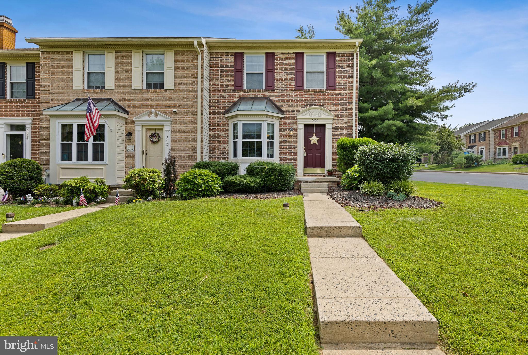 Spacious end-unit townhome in Constant Friendship offering over 1,800 square feet of finished living space across three levels. The main level features an open living area with crown molding and access to a deck for outdoor enjoyment. Upstairs, you'll find three bedrooms and two full bathrooms, including a private bath in the primary suite. The fully finished walkout basement adds a large rec room, third full bath, laundry area, and direct access to the fenced backyard with a fire pit—perfect for relaxing or entertaining. Located at the end of the group in a sought-after Abingdon community with unassigned parking and convenient access to shopping, dining, and major commuter routes. Sellers are prepared for a smooth and quick closing.