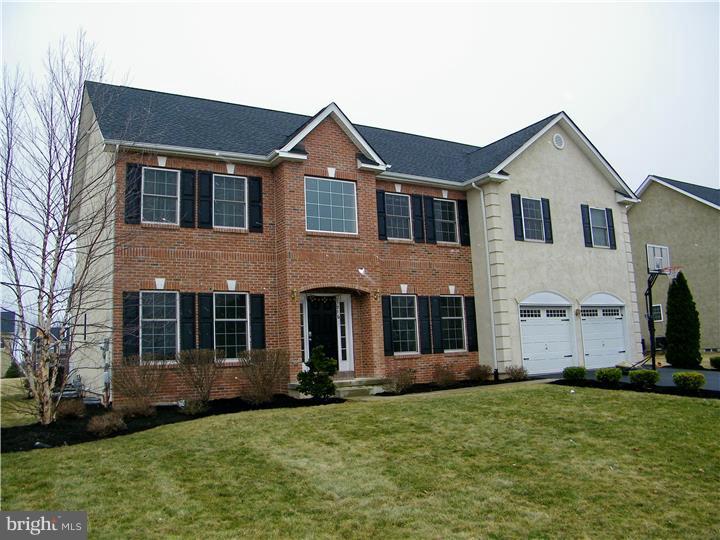 This brick front colonial is the Amherst model built by THP. It is spacious & features the ultimate gourmet kitchen package. For those gourmet aficionados- look for the 36" 5 burner stainless steel stove & the ultimate vented hood with outside exhaust. The upgrades and improvements are sure to please see comprehensive itemization of upgrades. There is a 4ft extension to the back of the home. 1 ft height was added to the basement. Rough in for plumbing in basement & egress window. Landlord requires 1st month's rent, last month's rent and security deposit up front.