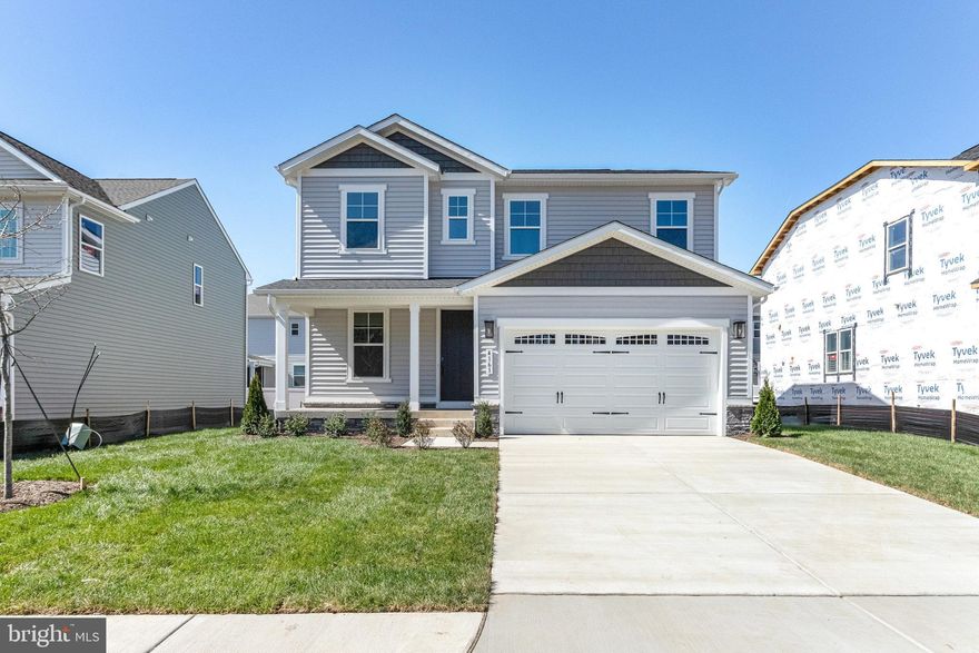 Welcome home to this Lapis model by Richmond American Homes! Greet your guests on your covered porch then head into your home with an elegant study, powder room, eye-catching kitchen with a center island, stainless steel appliances, a sizeable pantry, an adjacent dining room with a deck through sliding glass doors, and a relaxing great room with a fireplace to round out the main level! Head upstairs to a versatile loft, a beautiful primary suite with a luxurious bath and expansive walk-in closet, two secondary bedrooms with walk-in closets, a full bath, and a central laundry room. Make space for additional living areas and rooms in the conditioned unfinished basement with a rough-in for plumbing. Come make this Lapis your home today!