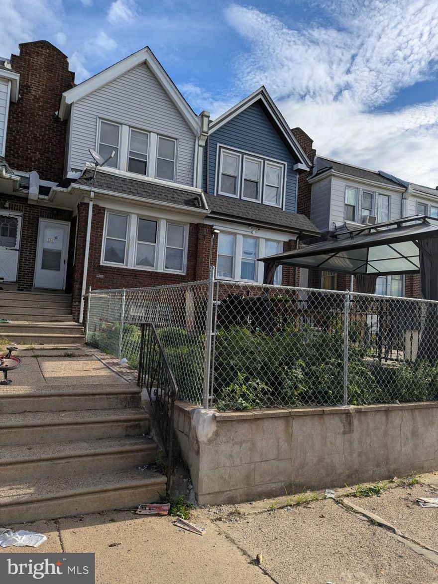 Charming home in Northeast Philadelphia! This well-maintained property features 2 full bathrooms and a fenced front yard offering both privacy and curb appeal. The first floor boasts brand new flooring that flows seamlessly through the living room and dining room, creating a bright and inviting space. Conveniently located near shopping, schools, and public transportation — perfect for comfortable city living!