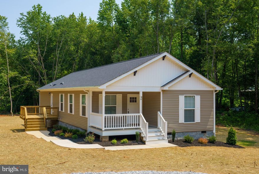 COMPLETE! NEW!!! 3 bed 2 bath home with over 1,700 sq.ft of living space. Located Pearls Woods, short drive to Hampton Sydney (8 Miles) and Longwood (12 miles)! Exterior of home has extensive landscaping, trex decking, and a side exterior deck that provides a perfect spot to enjoy the outdoors. Inside, the home boasts a large open kitchen with granite tops and stainless steel appliances. There's also a large living room, two full bathrooms, and one half bath. The master bathroom features a shower and double vanities. If you have any questions about this home or would like to schedule a viewing, don't hesitate to call or text.It's definitely worth checking out! Interior photos of similar model** Seller just installed new sidewalk that is not seen in all photos. New sidewalk goes from driveway to the home.