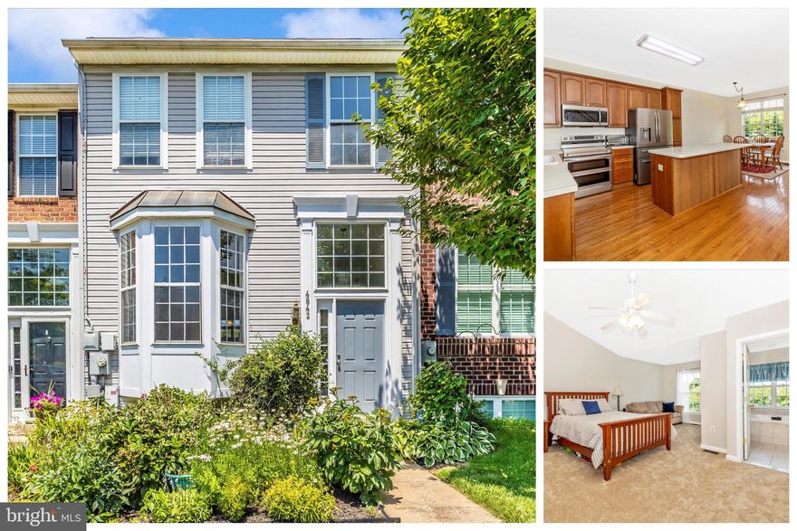 ***OPEN HOUSE*** Saturday, July 12th from 11am-1pm ***OPEN HOUSE*** Welcome to this spacious three-level townhome in the highly sought-after Wellington Trace neighborhood. Featuring four bedrooms and three and a half baths, this beautifully maintained home offers bump-outs on all three levels, fresh neutral paint, and brand-new carpeting throughout. The large kitchen boasts upgraded cherry cabinetry, Corian countertops, and hardwood floors. The fully finished walk-out lower level includes a generous family room and a full bath—perfect for guests or entertaining. Step outside to enjoy a beautifully landscaped yard and a spacious deck that backs to open space for added privacy. This move-in-ready gem is not to be missed!