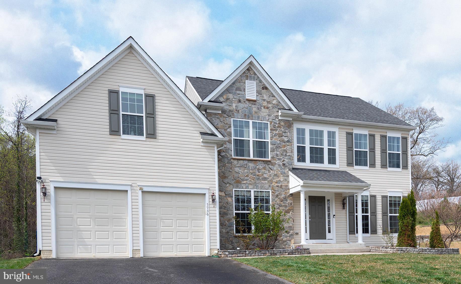 Stunning colonial boasting a captivating stone accent front facade and a charming covered front porch. As you step through the welcoming entrance, you will be greeted by gleaming wood floors that flow seamlessly throughout the main level. The formal living and dining rooms provide the perfect spaces for entertaining, while a separate office offers a quiet retreat for work or study. A stylish powder room completes the main level for convenience. The heart of the home is the spacious kitchen, featuring a generous island and picturesque views of the serene woods beyond the backyard. Adjacent to the kitchen, the cozy family room is highlighted by a gas fireplace, creating a warm and inviting atmosphere. Step outside onto the deck, where you can relax and enjoy the peaceful surroundings of your expansive yard.Upstairs, you’ll find four generous bedrooms and two well-appointed bathrooms. The primary suite is a true escape, complete with a walk-in closet and a dedicated bath for your comfort and privacy. The lower level is a showstopper, fully finished with luxurious vinyl plank flooring. It offers a kitchenette, a gorgeous full bathroom, and an additional finished office space, perfect for guests or a home movie room. Ample storage ensures everything has its place.
Conveniently located near major commuting routes and parks, perfect for outdoor activities and leisurely strolls. Don’t miss the chance to make this beautiful colonial your forever home!