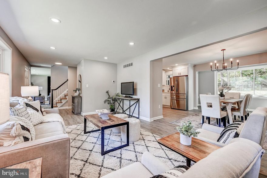 Seller says SELL NOW...Dropped $50,000 to move fast!!! Lowest price per square foot in the area! Smaller Sales Comp one street over (on Suffolk Rd) Sold for $610,000.  Walk into Instant Equity! Welcome to 2411 Clydesdale Rd. - a GORGEOUS and Fully Permitted High End Luxury Renovation. Available Now and can settle ASAP!  Brand New -  from top to bottom on over a half acre lot!  Everything is new including: Roof, Siding, Gutters, Windows, Bathrooms, Kitchen, Recessed Lighting, Septic, LVP Floors, Carpet  etc.  Great Open Floor Plan which flows perfectly and is perfect for entertaining. Beautiful Gourmet Kitchen with HUGE Island to gather around and plenty of seating, Exotic Quartz Countertops, Stainless appliances, Soft Close Cabinets, Subway Tile backsplash. Dining Room, Huge Open Living Room, Big Family Room with Wood burning Fireplace, all on the main level.  4 Bedrooms upstairs, Ceramic Tile Showers with Mosaic Glass inserts, Custom Seamless Glass Shower Door.  Rear Screened in Porch overlooking huge backyard.  Finished Open basement with tons of space, full bathroom, Bedroom / office, Storage space, and walk out stairs. Oversized Driveway offers tons of parking. Main Level Laundry Room! Great neighborhood & Schools! Quick Settlement / Move-In Available. Check this home out for yourself....it's a 10+