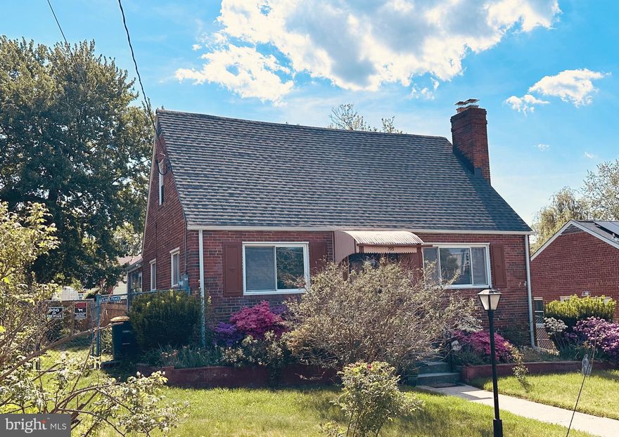 Seller offering 1 year home warranty.  Spacious, light‑filled 3-bedroom, 1.5-bath Cape Cod in Chillum with an additional quarter bath in the lower level, as well as a sunny wood‑plank sun-room that is ready for your personal touch. This home has several updates, to include sun-room exterior siding (2024), new roof (2024), new upper‑level waterlines (2025), fresh paint throughout, and new LVP flooring in the kitchen, family room, and lower‑level bath. Original hardwoods remain on the main and second levels, with new hardwood in the upper second bedroom. New porcelain flooring in both main and upper baths (2025) and new kitchen countertops. 200-amp service panel.

Rear fenced yard with travertine patio — ideal for pets, and outdoor entertaining.  
Spring-blooming azaleas and irises frame the front of the home. Front-yard hyacinths and a couple of English rosebushes provide a burst of spring fragrance and color. The rear and side of the house is beautifully planted with perennials — lilies, irises, tulips, oregano, coneflowers, and abundant daffodils and black- and brown-eyed Susans — with a lovely ring of hosta, additional tulips and a few rose bushes along the back of the yard.

Only 5 minutes to DC and Takoma Park, with downtown D.C. and Silver Spring just a few miles away.
A great opportunity to move into a well‑maintained home close to stores and shopping (to include the Mall at Prince George's), and easy access to several nearby bus stops for transit to four metro stations on the green (West Hyattsville and Hyattsville Crossing) and red (Fort Totten and Takoma) lines only one to two miles away.
Seller may need a short rent back