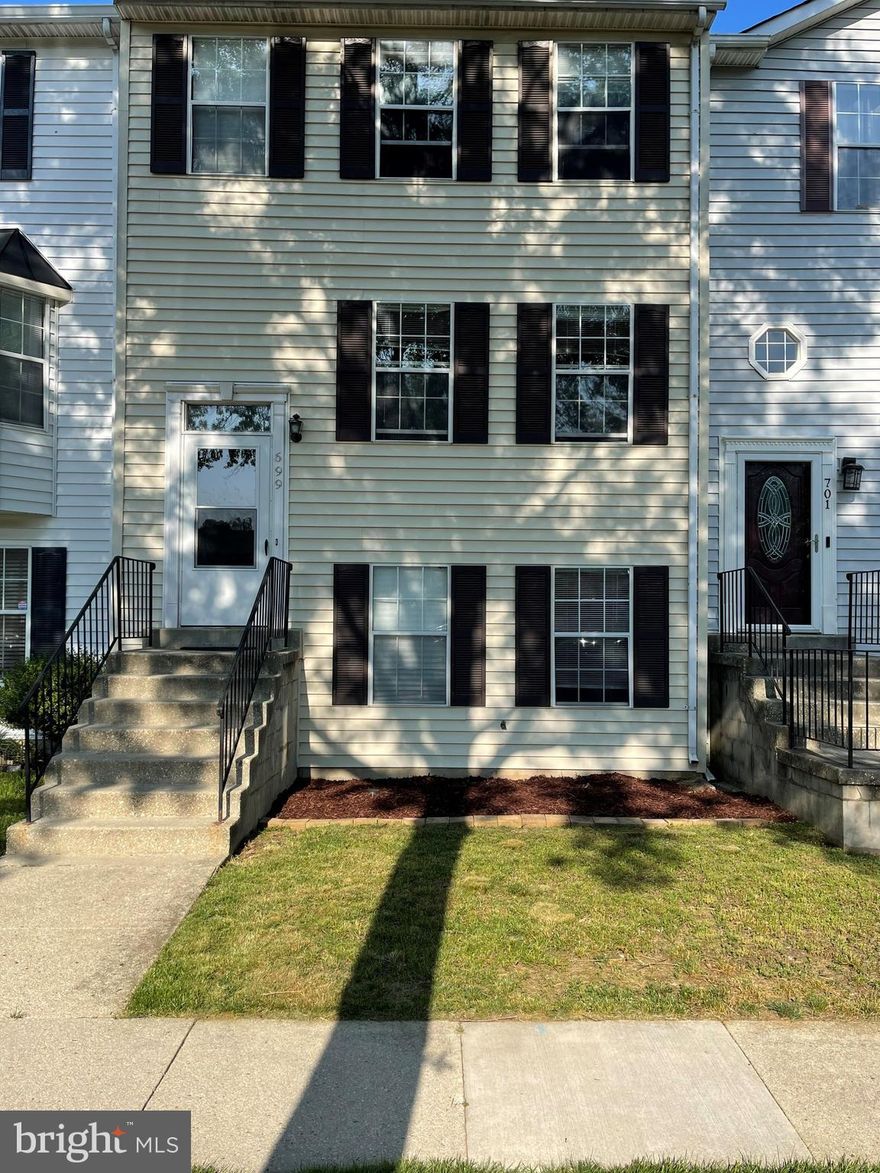 Welcome to your new home! This 3-bedroom, 3.5-bathroom townhome offers exceptional value and modern living. Featuring a brand new roof, fresh paint, stainless steel appliances, hardwood floors, new carpet, and a renovated master bathroom, it's move-in ready. Enjoy the deck and fenced backyard, perfect for gatherings. With easy access to public transportation, commuting and traveling are a breeze. Conveniently located near Largo Town Center Metro, shopping, dining, major highways, recreational areas, and the new UMD hospital center, this home offers ultimate convenience. Don't miss out—schedule a showing today and experience the perfect blend of comfort, style, and convenience!