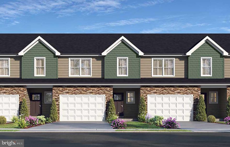 Now featuring LOT 9 at Hawkstone Village under construction! This beautifully designed modern craftsman townhome combines stylish finishes, an open layout, and low-maintenance living in one of Fleetwood’s most charming new communities. The exterior makes an immediate impression with its stone façade, shake accents, and inviting front entry. Inside, the open-concept main level features a soaring great room with vaulted ceilings and an upgraded kitchen complete with sandalwood-stained maple cabinetry, quartz countertops, and tile backsplash designed for gathering and entertaining. Rear sliding doors lead to a composite deck with beautiful views for easy outdoor living. Upstairs, the spacious primary suite offers a private bath with double-bowl vanity and a generous walk-in closet. Two additional bedrooms, a full bath, and an oversized linen closet provide plenty of flexibility and storage. Enjoy the ease of HOA-covered lawn care, trash removal and snow removal, along with the convenience of an oversized one-car garage and professionally selected interior finishes throughout. Backed by a one-year builder warranty, this home offers the perfect blend of comfort, style, and carefree living.