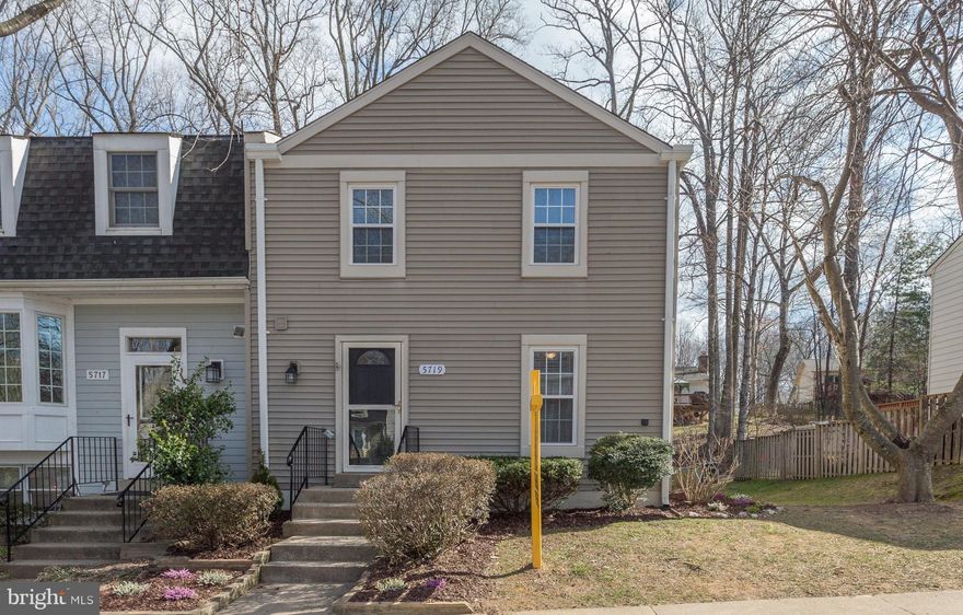 Beautifully upgraded, End-unit townhouse in amenity filled Burke Centre.  New Windows, New HVAC, Newer Roof, Hardwood floors, Marble foyer.  Renovated kitchen with ceramic tile, new SS appliances, and granite.  Fireplace, fully finished basement with ceramic tile and plumbed for full bath.  New carpet/paint.  Large Deck.  Move-in ready.  Backs to woods & trails.   Walk to VRE and Metro Bus.