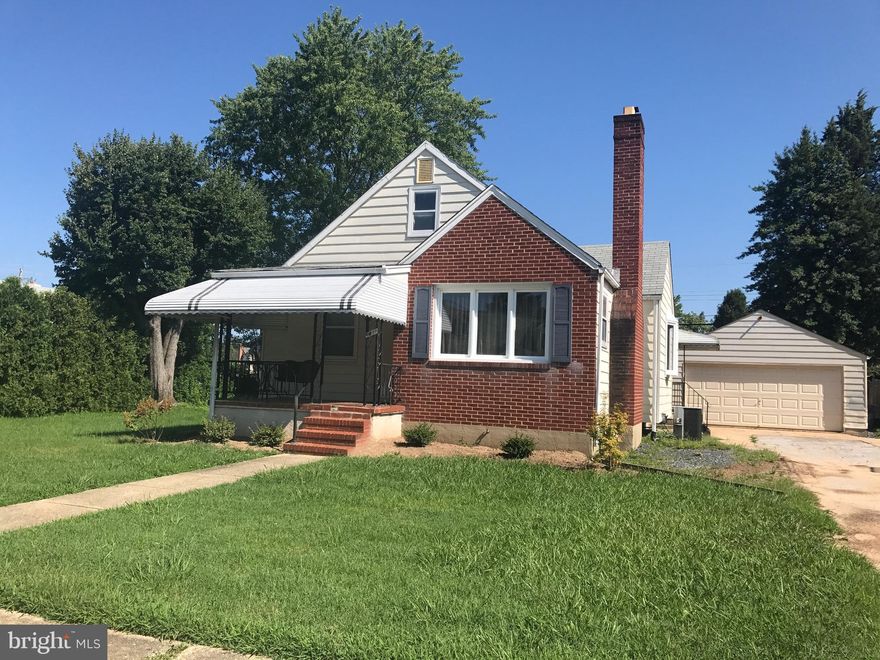 This well built cape cod style home is located in the heart of Perry Hall.  Move in and update at your leisure!  A little sweat equity and this could be a fantastic opportunity for the right buyer.  Featuring an oversized two car garage, hardwood floors throughout, wood burning fireplace in living room, separate dining room, upper level third bedroom potential.  Make an appointment today.