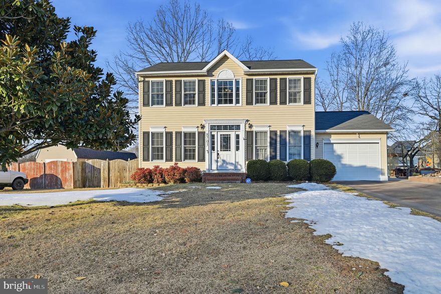 Wonderful home with a beautiful, large, level backyard that is fully fenced, plus a spacious deck—perfect for entertaining. This home offers an open floor plan with tiled floors, granite countertops, stainless steel appliances, and a cozy propane gas fireplace. Tons of updates throughout, including inside and outside HVAC replaced in 2015, roof replaced in 2017, hot water heater replaced in 2023, refrigerator replaced in 2024, dishwasher replaced in 2025, and a newly insulated crawlspace with dehumidifier. Spacious bedrooms and a desirable location near a cul-de-sac. Conveniently located close to Route 1, I-95, schools, shopping, and more. The Fredericksburg VRE commuter train station is approximately 5 miles away. Property qualifies for the Journey Home Grant program with up to $10,000 toward down payment (ask for details). (Friendly loving lab crated in primary bedroom)