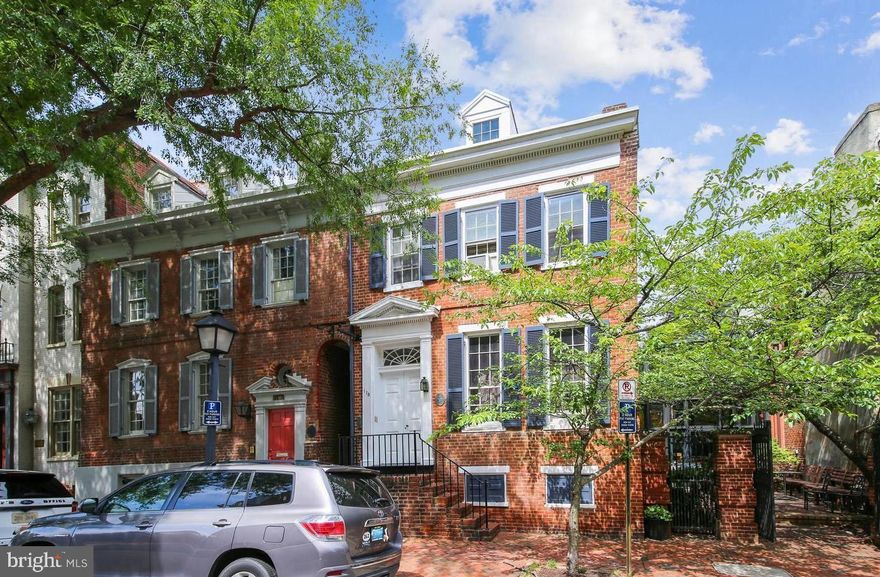 Extremely charming top-floor apartment in 1700s colonial rowhouse bursting with character in the heart of Old Town! Open floor plan studio with vaulted ceilings, original wood beams, skylight, exposed brick wall and wood floors throughout. Kitchen features granite counters and stainless steal appliances. Laundry on premises. A walker's paradise! Located on the corner of King St and extremely convenient to all Old Town has to offer! Mere feet from restaurants, bars, shops, riverfront parks and the weekend farmers market (oldest in the country!). Great for commuting! 15 minute walk to King St Metro station. Easy access to I495/95 or take GW Parkway to I395, Arlington and DC. Only 10 minutes from DCA! Don't miss out on calling this historic beauty home!