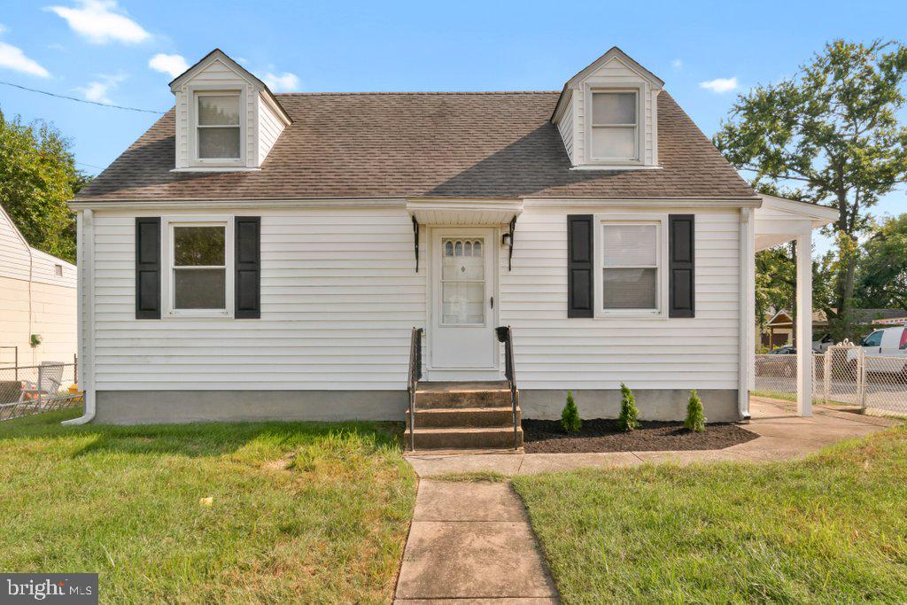 Beautiful and well maintained 4 bedroom 2 full bathroom home in the heart of Glen Burnie! This freshly renovated home includes beautiful hardwood floors, new carpeting, fresh paint and new LED lighting. Major items have all been addressed as well. This includes a newer architectural shingle roof, a new Carrier HVAC system and an upgraded electrical meter and panel. The home sits on a fully fenced flat corner lot that ensures ample space. There is a large unfinished basement as well ready for your personal touch or to be used for plenty of storage. Great quiet and well maintained neighborhood in a prime Anne Arundel County location close to major highways, shopping and dining.