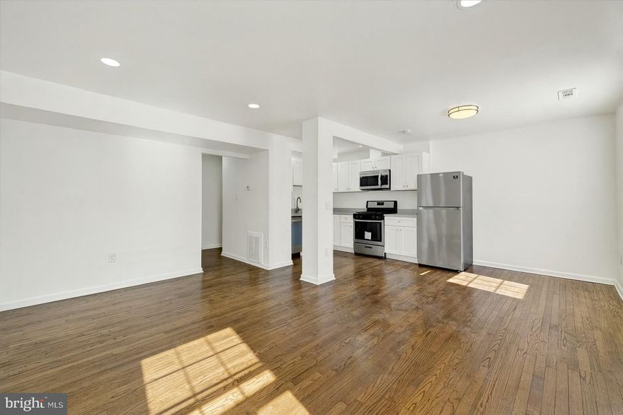 Updated 3-story townhouse condo featuring refinished hardwood and a fully remodeled kitchen on the main level. The upper level offers brand new carpeting, while the lower level boasts new luxury vinyl plank flooring. Enjoy modern living with brand new appliances—including Samsung washer/dryer combo and microwave, GE dishwasher. All bathrooms have been renovated with new tiles and vanities, and the entire home has been freshly painted. Low HOA/condo fees and numerous upgrades throughout make this home a standout.