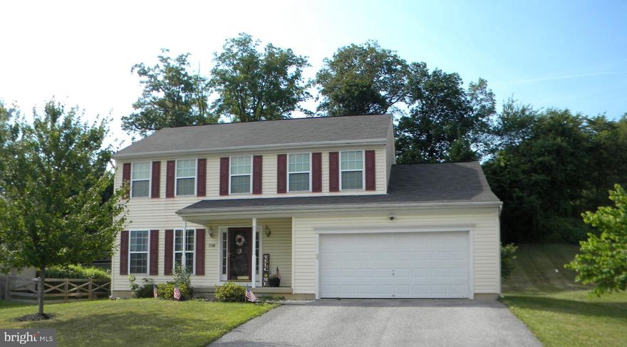 Come view this charming Manchester Colonial Charming front porch greeting leads to perfected interiors! Expansive Family Room w/cozy gasFP.  Open eat-inKIT w/crown-topped cabinets. Adjacent sunRM boasts cathedral ceilings & slider access to patio amongst private yard   backing to trees! Finished LL w/expansive recRM, gameRM & Full Bath! Ample Storage in this Home.  Convenient to Everywhere.  Sellers prefer 12 hr notice / Because of Dogs / Evening & Weekend Showings Best