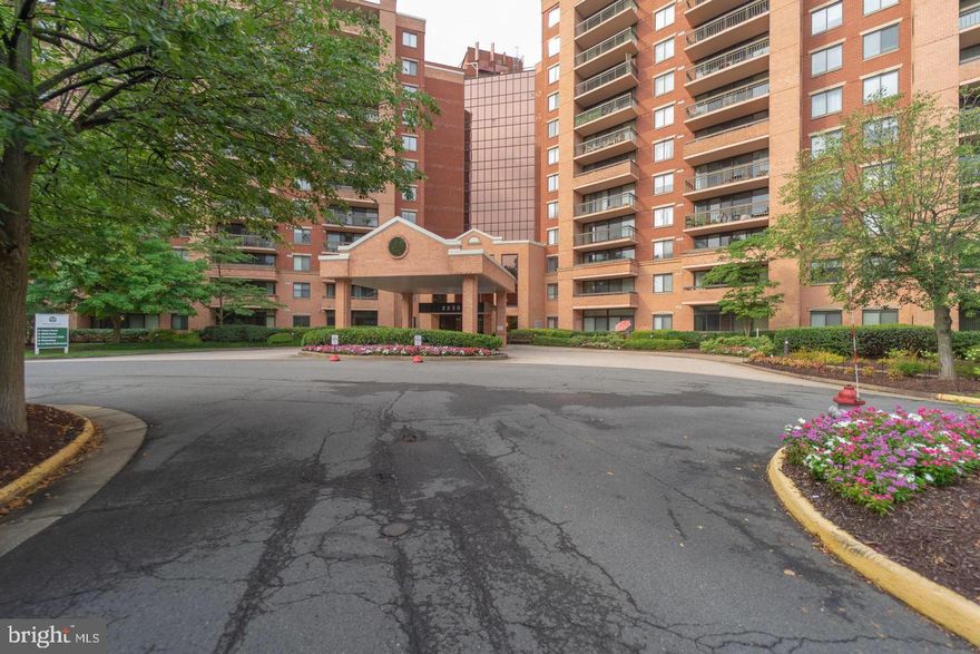 Beautifully Appointed rarely available front facing One Bedroom w/ Balcony unit located at the Ever Popular Renaissance at Tysons. Tree lined view located on the "Quiet" Side of of the Building. Stylish, Open Floorplan with HUGE Balcony Perfect for Entertaining. Contemporary Kitchen w/ Maple Cabinets, Granite Counters, Undermount Lighting and Stainless Steel Appliances, Newer Refrigerator. SPACIOUS Master Bedroom w/ Custom Built-In Closet. Designer Lighting and Washer/Dryer and Move-In-Ready Home. Assigned parking space and Separate Storage Unit convey with this sale. Low condo fee, 
 Renaissance at Tysons is a Gated Community with Resort-Like amenities including tennis courts, pools, fitness center, party room w/ kitchen. Community Shuttle to West Falls Church Metro! Tremendous Location- Close to 495, I-66, Route 7, Tysons Corner and minutes to shopping- Trader Joe's and Whole Foods are 5 minutes away!