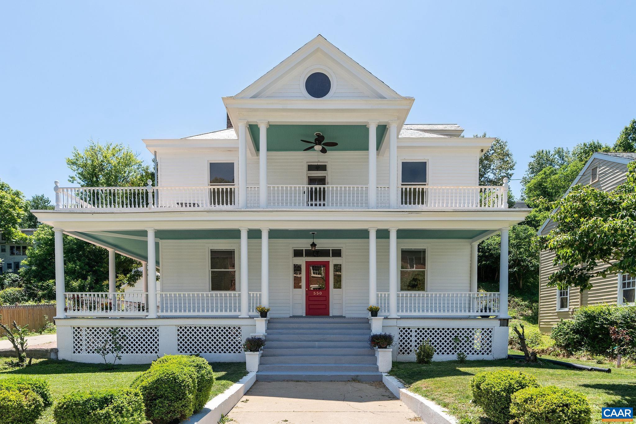 OPEN HOUSE 8/23- 3:00-5:00 Amazing opportunity to own a piece of Scottsville history. This stunning residence has unlimited possibilities, including a grand downtown home. Showcasing original period architectural details, original hardwood floors, and double porches that overlook the downtown area. Finish the spacious walk-up attic into a private owners suite. Beautiful mature landscaping. The unfinished, original carriage house provides potential for expansion and/or a Main Street office space. Enjoy being able to walk to everything Scottsville has to offer, local brewery, bakery, coffee shop, restaurants, library, Van Clief nature area/walking trails, and the James River public access.,Marble Counter,Painted Cabinets,Tile Counter,Fireplace in Den,Fireplace in Living Room