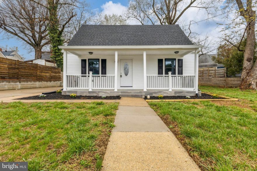 Discover this beautifully renovated home in the heart of Alexandria, just minutes from the Metro! Completely updated in 2022, this charming residence features brand-new siding, windows, roof, HVAC, flooring, kitchen, bathrooms, and appliances—everything is new! The main level offers a modern kitchen, spacious living and family rooms, two bedrooms, and a full bath, while the upper level boasts two additional bedrooms and a convenient half bath.*New Carpet on upper level* Step outside to enjoy the newly landscaped front and back yards, complete with fresh flower beds and fencing for added privacy. With easy access to major highways, shopping, and dining, this home is a rare find in an unbeatable location. Don't miss out on this move-in-ready gem!