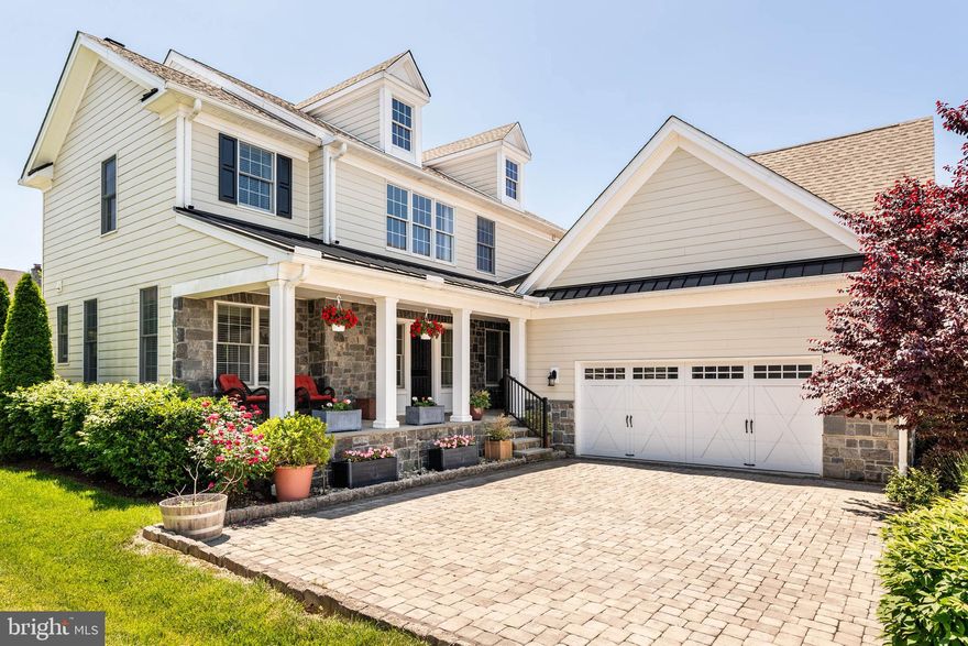 Welcome home to this highly desirable twin carriage home in the sought-after Liseter community of Newtown Square.  Step inside to an airy two-story foyer highlighted by a graceful, curved staircase with upgraded wrought-iron spindles and hardwood floors throughout. The open main level is thoughtfully designed for both everyday living and entertaining, featuring a private office, an elegant dining room with crown and chair rail moldings, and a dramatic family room with a gas fireplace and ceiling fan. This space flows seamlessly into the gourmet eat-in kitchen, complete with beautiful cabinetry, stainless steel appliances, quartz countertops, a spacious center island, and a dry bar just off the kitchen with a beverage refrigerator, perfect for entertaining. The separate pantry features custom shelving, offering both beauty and function. Just off the breakfast room, sliding doors lead to a Trex deck, the perfect spot for al fresco dining or relaxing outdoors. A powder room and attached garage complete the main level.
The second floor offers three bedrooms and three full baths. The spacious primary suite features a walk-in closet with custom California Closets and a luxurious bath with a large frameless glass shower. Each additional bedroom includes its own private full bathroom and walk-in closet, providing comfort and privacy for family and guests alike. The finished basement is impressively large and includes a half bath, offering endless possibilities for recreation, a home gym, or additional living space. The extended two-car garage provides ample room for storage. Timeless exterior details include a charming bluestone side porch, a covered front porch, and the rear Trex deck—making entertaining a breeze. This home has been meticulously maintained and is truly immaculate.
The Liseter community offers exceptional, country club–style amenities including a clubhouse with fitness center, tennis and pickleball courts, bocce ball, an infinity-edge pool, open-air pavilion, scenic walking trails, and a 6,000-square-foot award-winning barn for social gatherings. Ideally located next to the prestigious Episcopal Academy and just minutes from the vibrant towns of Wayne and Newtown Square, with Whole Foods and the popular shops and restaurants of Ellis Preserve nearby. All within the highly regarded Marple Newtown School District.