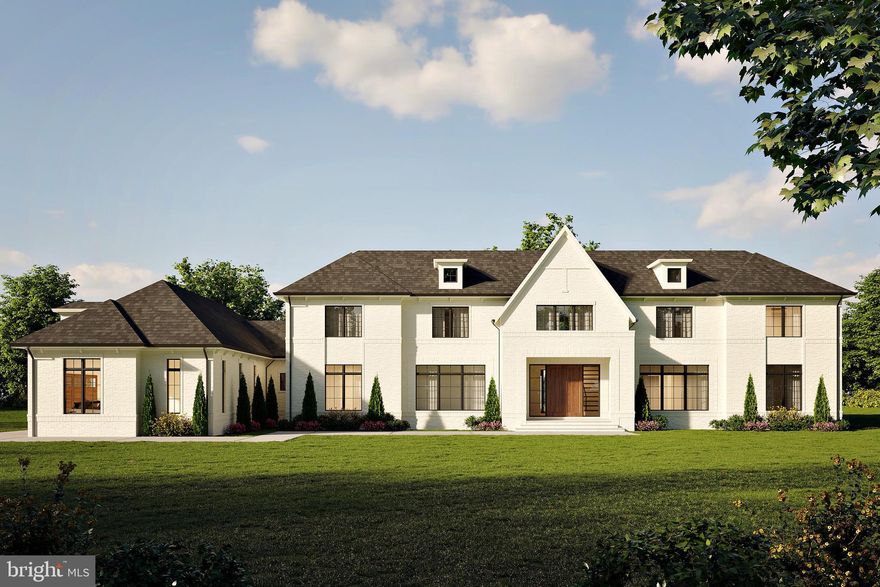 Welcome to 8437 Sparger Street, a masterpiece of modern luxury crafted by Cherry Hill Custom Homes in the serene Springhaven Estates neighborhood of McLean. Nestled on a sprawling 1.4-acre lot on a peaceful, tree-lined street, this soon-to-be-completed residence offers an unparalleled blend of elegance, functionality, and outdoor oasis living, with delivery expected in December 2026.

Spanning 11,402 finished square feet across three meticulously designed levels, this home features 6 spacious bedrooms, 7 full bathrooms, and 3 half bathrooms, ensuring ample space for family, guests, and entertaining. The attached 4-car garage (including a 3-car section and a separate 1-car bay) provides convenient access, while dual staircases and an elevator offer seamless navigation throughout the home.

Step inside to an open-concept layout thoughtfully designed around the central outdoor courtyard, maximizing natural light from the south-facing backyard. The gourmet kitchen serves as the heart of the home, featuring a large island, butler's pantry, rear prep kitchen, and a walk-in pantry, ideal for culinary enthusiasts and entertaining. Adjacent formal dining and living areas seamlessly connect to two separate home offices. The practical mudroom includes a convenient dog wash station, perfect for pet owners. From the family room, access the screened porch with motorized screens, which opens to the inviting outdoor courtyard.

The upper level hosts four generously sized bedrooms, each with en-suite bathrooms and walk-in closets, including a luxurious primary suite with spa-like amenities. The fully finished walkout basement is a true retreat, complete with a generous rec room, full-size wet bar with island, a home gym with sauna, plunge tub, wellness room, and a full bathroom, a guest suite, and additional flex space for golf simulator or media.

Outside, the rear courtyard is an entertainer's dream, featuring a stunning 20'x40' pool with integrated hot tub, expansive hardscape patio, and a fully equipped outdoor kitchen for al fresco dining. Lush landscaping and mature trees enhance the privacy and tranquility of this premium lot. With over 110' of depth behind the screened porch, the flat backyard offers ample space for play or for optional additions like tennis/sport courts.

8437 Sparger Street represents the pinnacle of refined living, just minutes from McLean and Tyson's upscale amenities. There's still time to personalize finishes—contact the primary listing agent to tour the site, view completed projects, or meet with the builder. Interior photos are from other projects recently completed by Cherry Hill Custom Homes. Actual finishes may differ from what you see in the listing photos.