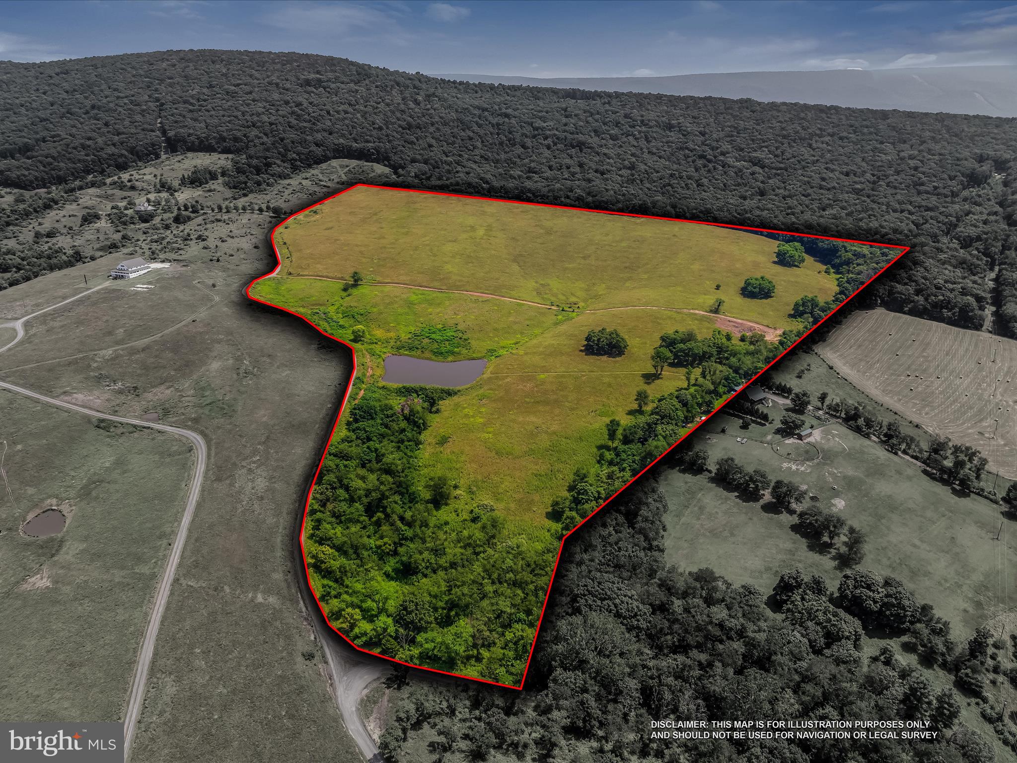 Remarkable lots totaling 56.92 acres! Enjoy the breathtaking views from the property all the way around. This beautiful piece of land makes a great place to spend outdoors. Electric access is nearby and all parcels have septic permits. The property has a nice spring fed pond also. Plenty of buildable spots and there is a driveway cut in as well.