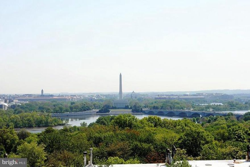 FULLY REMODELED 2 BR/2BA SPLIT LEVEL IN LUXURY CONDO  WITH THE BEST VIEWS IN TOWN. SPACIOUS LR W/13 FT. CEILING &  WALL OF GLASS OPENS TO 21 FT. BALCONY OVERLOOKING DC, THE RIVER & THE MONUMENTS. VERY UNIQUE FLOOR PLAN W/2 STORIES -DR & OPEN CHIC KITCHEN OVERLOOK  LR. THE PERFECT SPACE FOR ENTERTAINING. AMENITIES INCLUDE LG. POOL, EX. RM., 24 HR. DESK, SECURITY, CONV. STORE. 5 BLKS TO METR0.