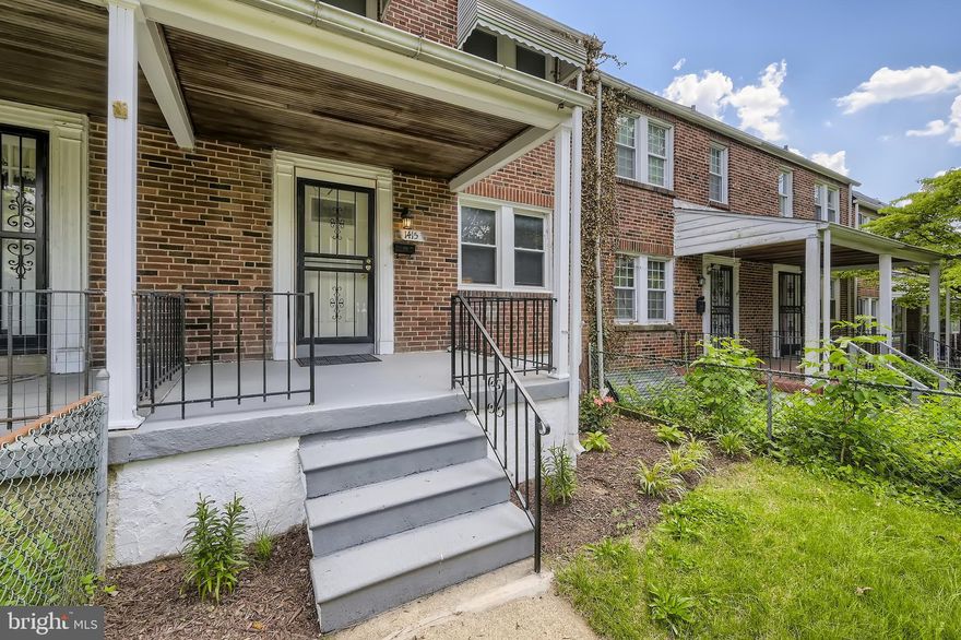 Welcome home to this updated and charming row home at 1415 W 41 Street featuring three bedrooms and two full bathrooms! This charmer features fresh paint, beautiful hardwoods throughout, tile flooring in the kitchen, updated bathrooms, finished space in the basement with new laminate flooring, washer and dryer in the basement, plenty of storage, and it's ready for your final touches to make it your own! With quiet street parking behind the home and backing up to Buena Vista Park, what more could you ask for? This one won't last long schedule your private showing today!